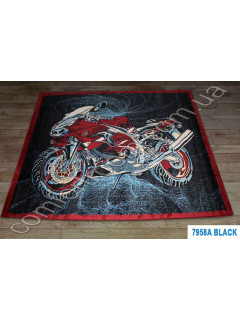 Килим Super Elmas 7958A black-red